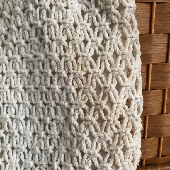 Vintage handmade macrame bag with pocket! - Picture 5 of 8